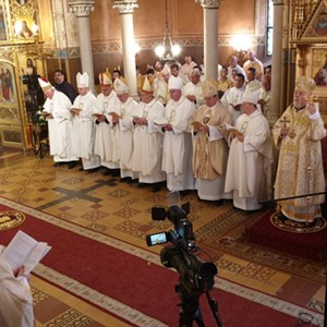 Kardinal Bozanić sudjelovao u Križevcima na arhijerejskoj liturgiji